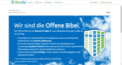 Desktop Screenshot of offene-bibel.de